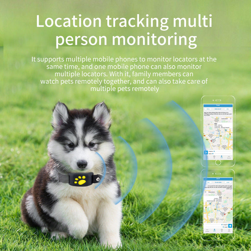 "Waterproof GPS Pet Tracker – Intelligent Real-Time Locator for Dogs & Cats"