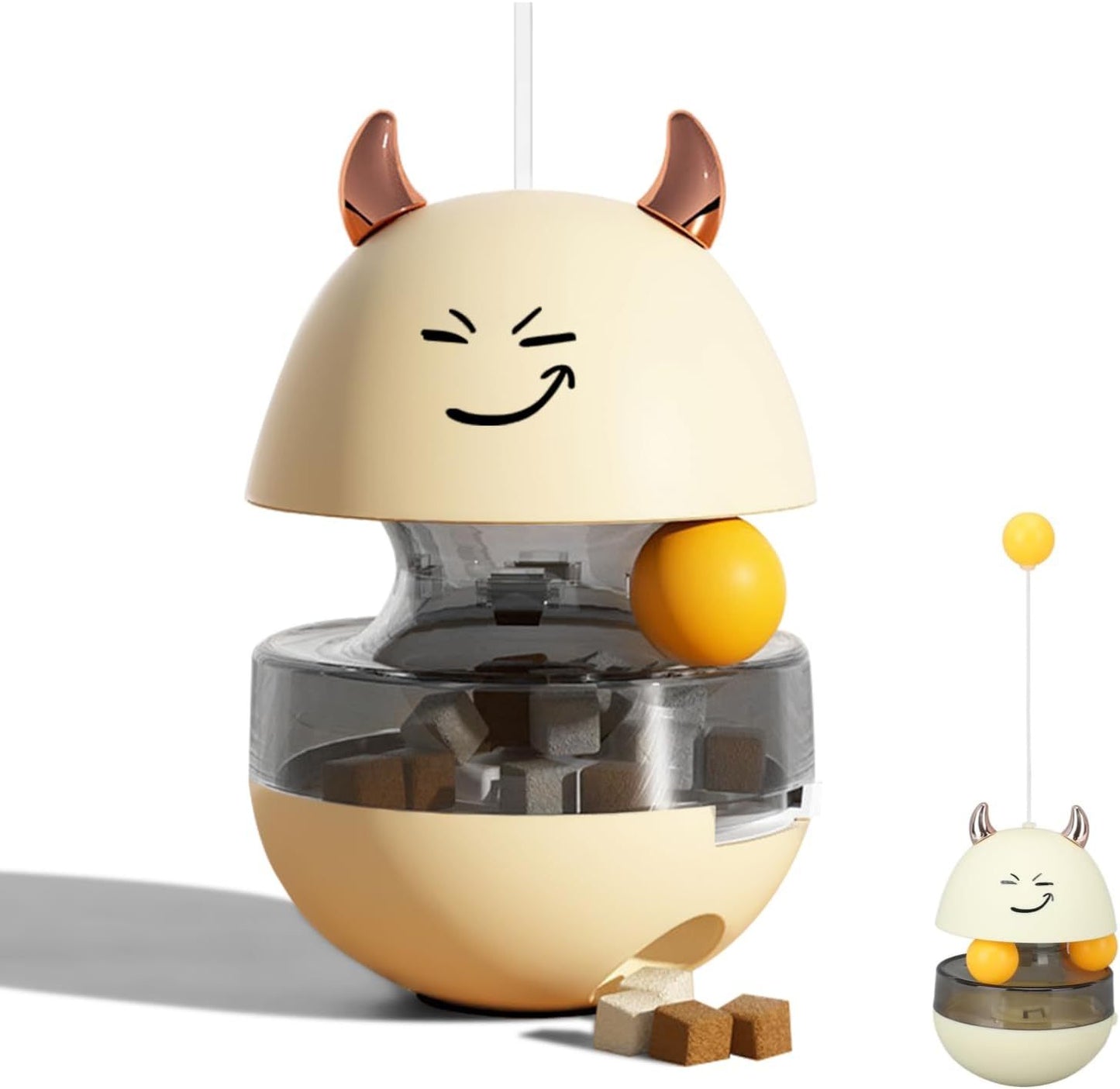 Interactive Treat Dispenser Ball Toy – Slow Feeder & Puzzle Toy for Cats & Dogs