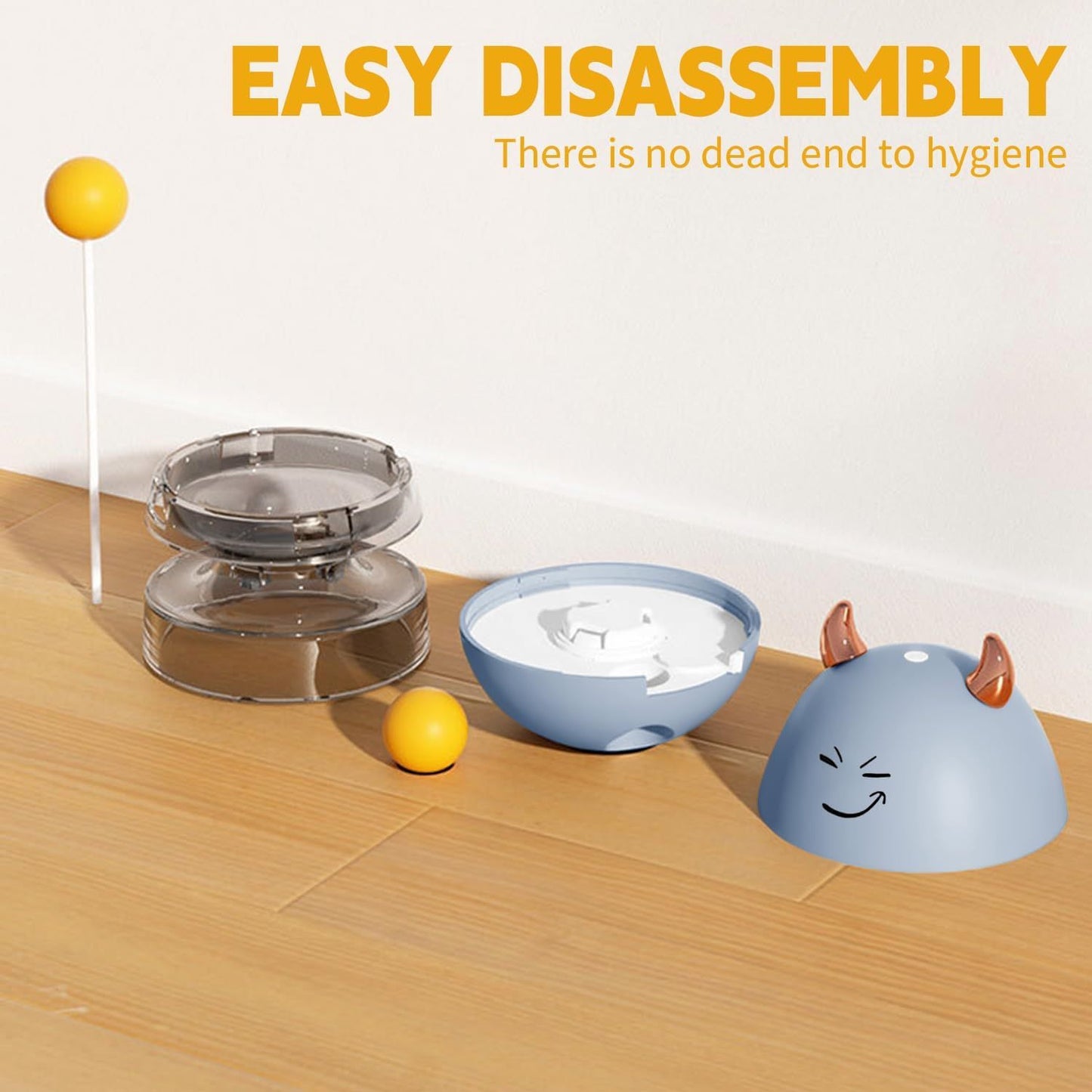 Interactive Treat Dispenser Ball Toy – Slow Feeder & Puzzle Toy for Cats & Dogs