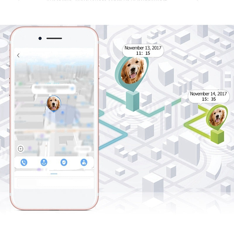 GPS Pet Positioning Collar – Real-Time Tracker for Dogs & Cats