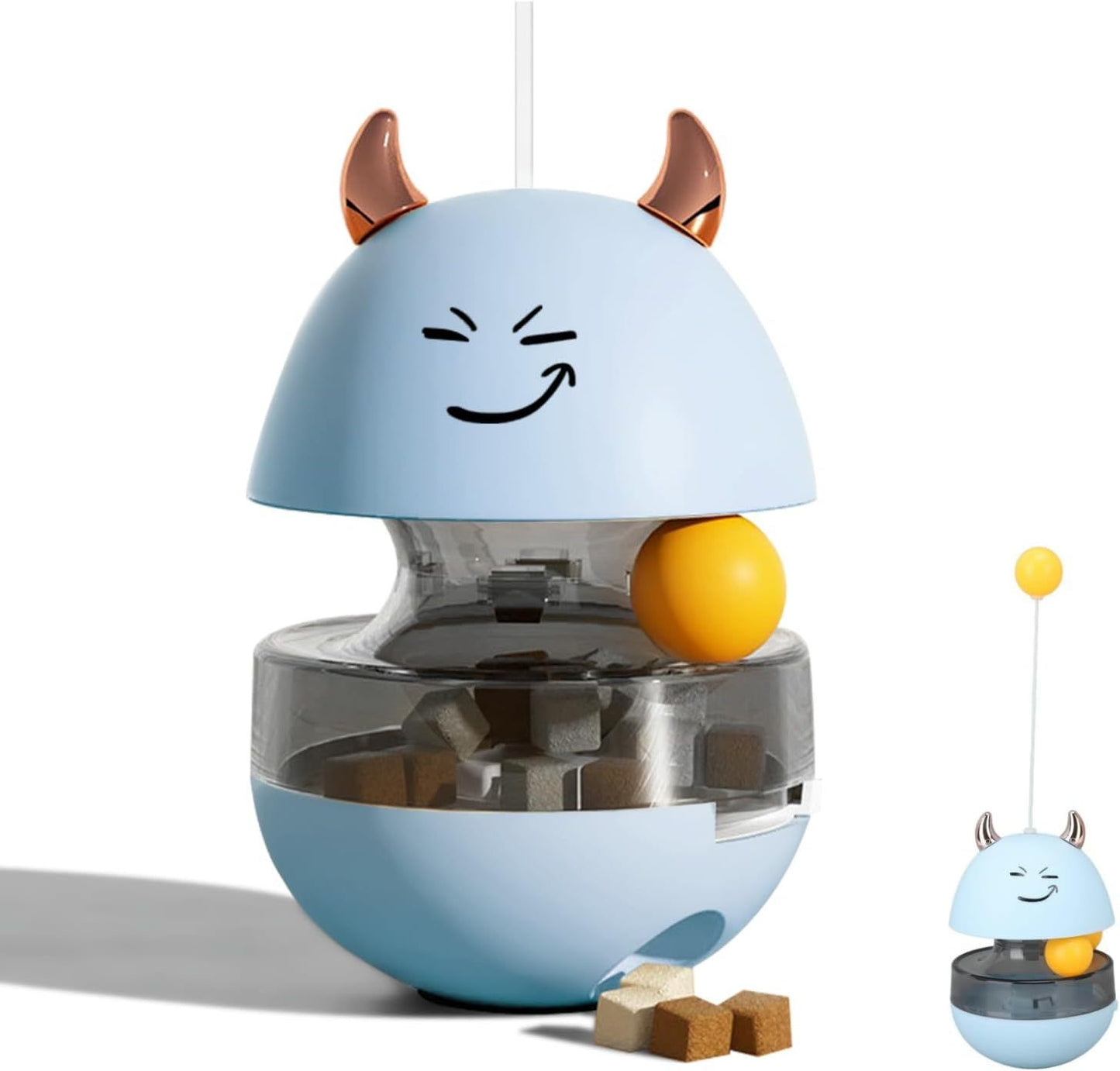 Interactive Treat Dispenser Ball Toy – Slow Feeder & Puzzle Toy for Cats & Dogs