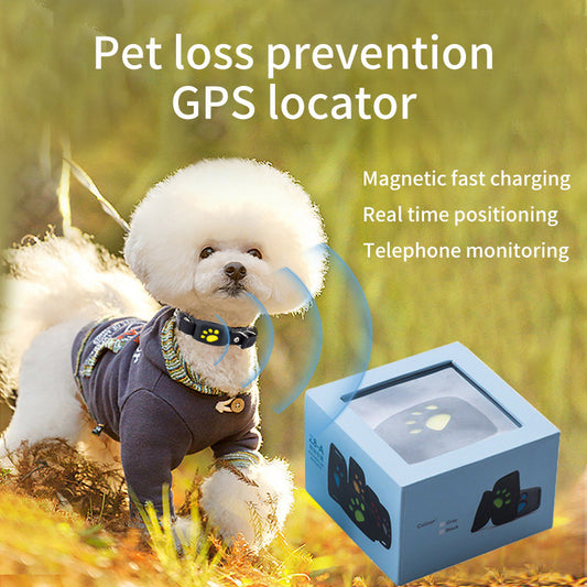 "Waterproof GPS Pet Tracker – Intelligent Real-Time Locator for Dogs & Cats"