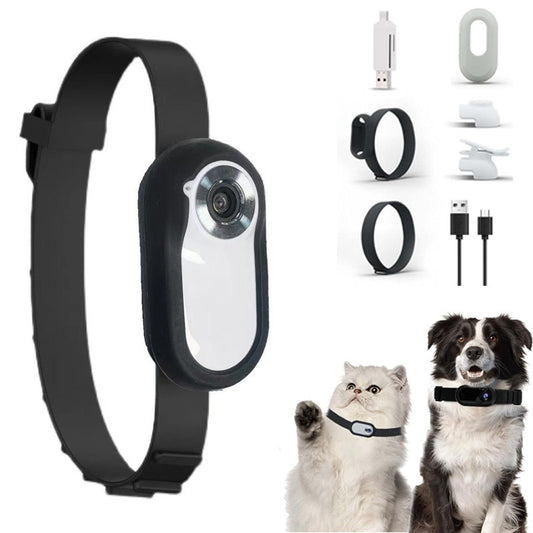 Thumb Pet Camera Cat Collar – Rechargeable HD Video & Two-Way Audio Pet Monitor